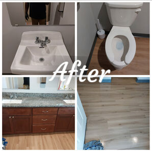 Before and After Janitorial Services (Bathroom Cleaning for Kerfoot Canopy Tour) in Henderson, MN (1)